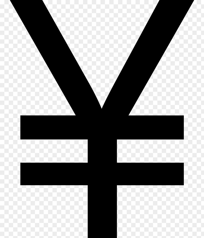 Yen Sign Currency Symbol Japanese Renminbi Character PNG