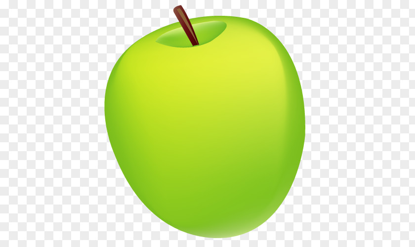 Cartoon Vector Elements Painted Green Apple Granny Smith PNG