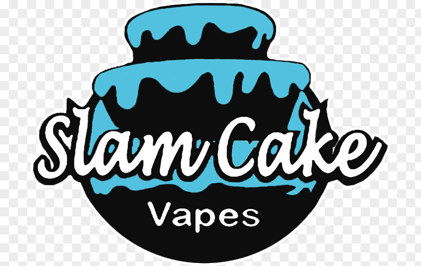 Vapes Background Slam Cake Composition Of Electronic Cigarette Aerosol Juice Logo PNG