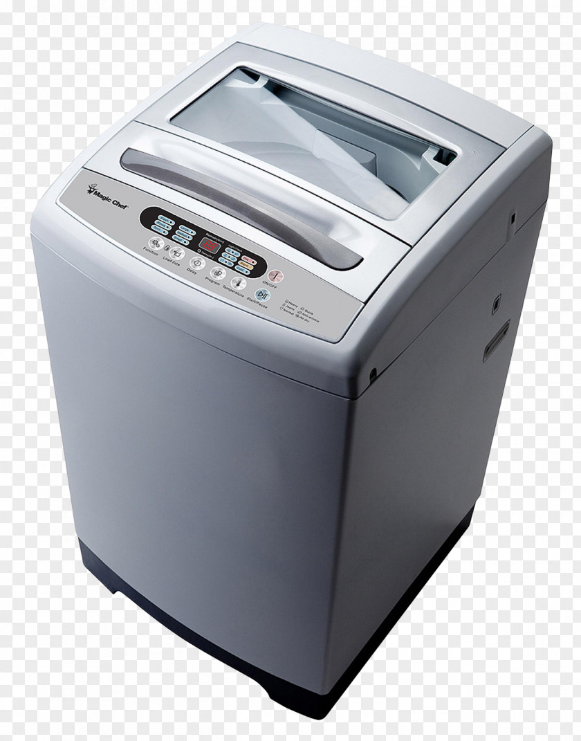 Washing Machine Top View Magic Chef Combo Washer Dryer Clothes PNG