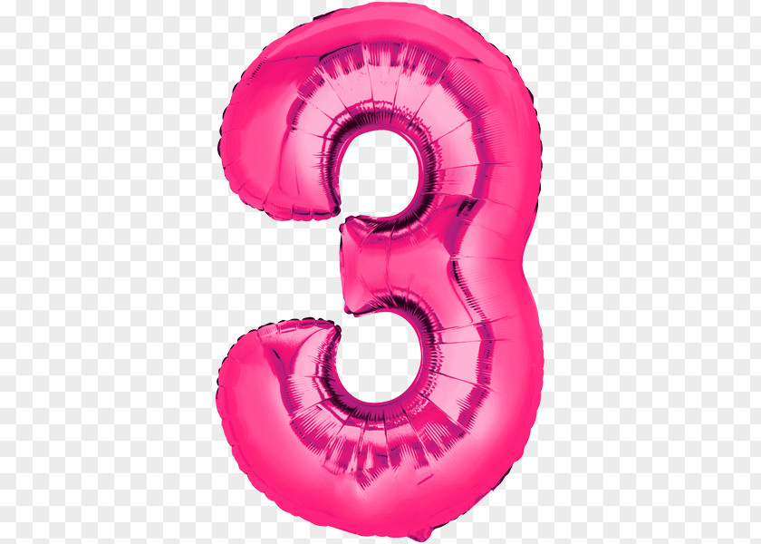 Balloon Betallic Number Party Birthday Foil #2 PNG