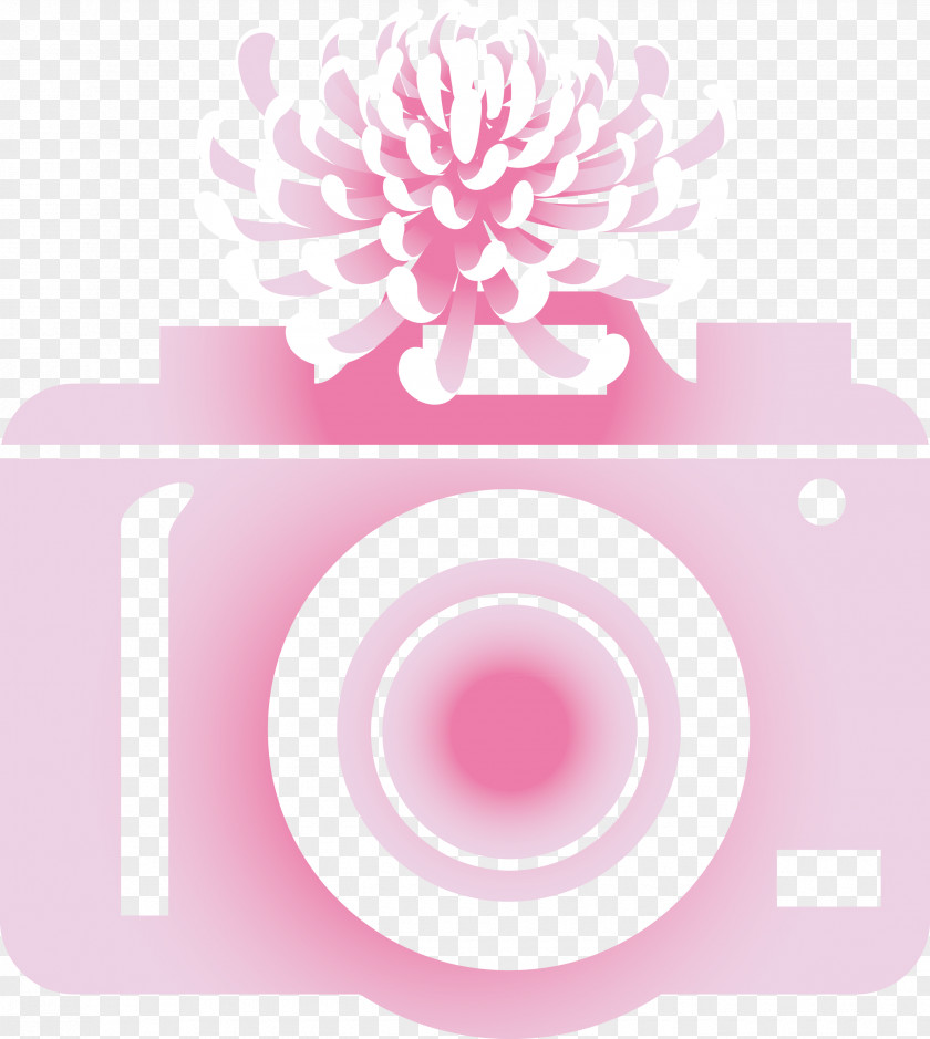 Camera Flower PNG