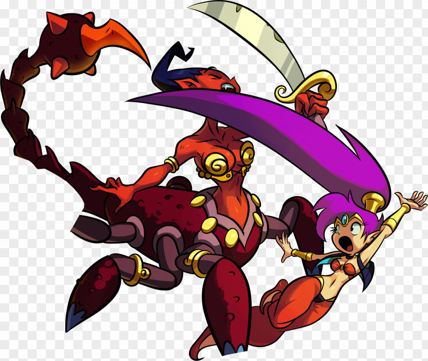Scorpions Shantae And The Pirate's Curse Shantae: Half-Genie Hero Risky's Revenge Wii U Blaster Master Zero PNG
