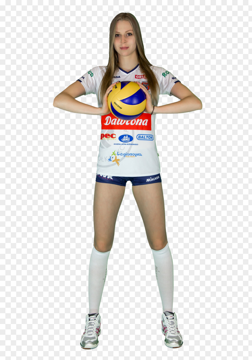 Volleyball Aleksandra Rasińska LTS Legionovia Cheerleading Uniforms Polish Women's League PNG