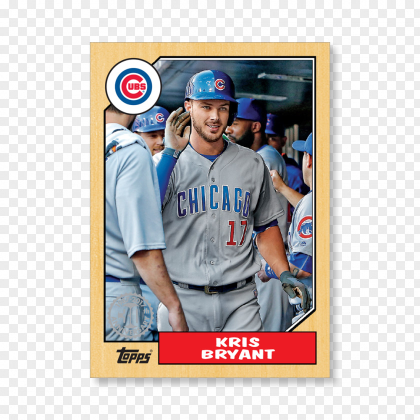 Baseball Card Chicago Cubs 2016 World Series Topps PNG