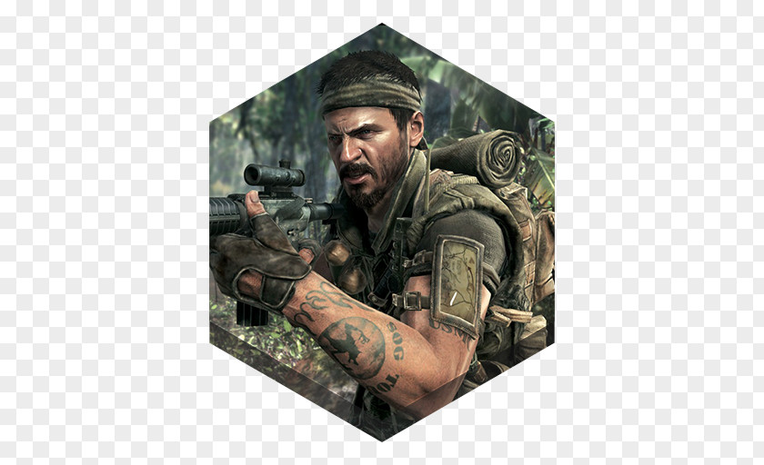 Game Black Ops Mercenary Army Infantry Military Camouflage Soldier PNG