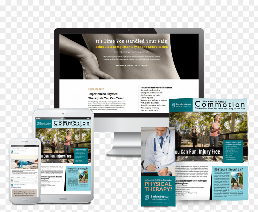 Marketing Newsletter Physical Therapy Service Job Safety Analysis PNG
