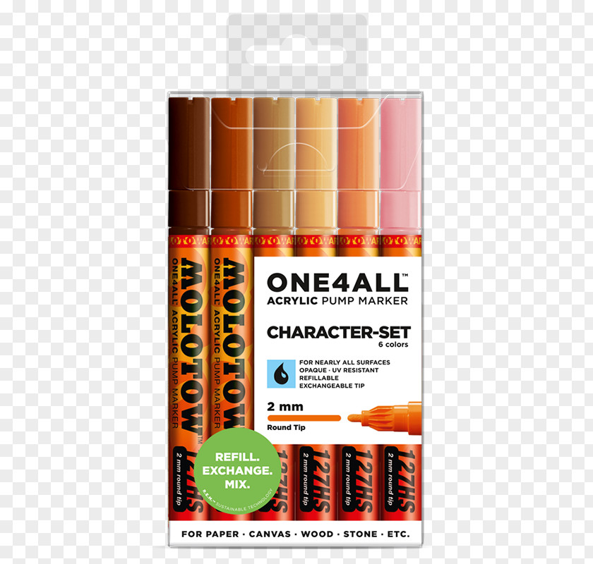 Masker Marker Pen Paint Set Acrylic PNG