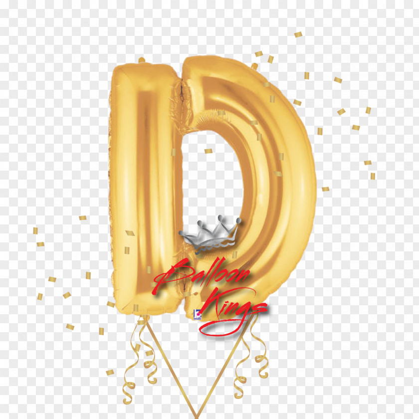 Gold Letters Mylar Balloon Birthday Party Wedding PNG
