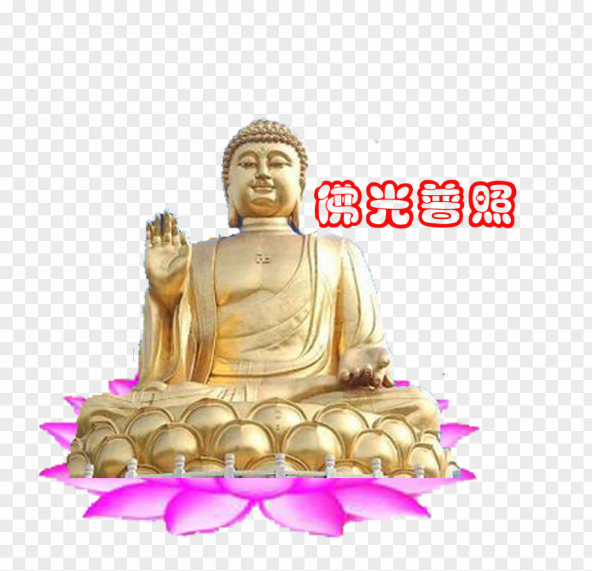 Lotus Seat Golden Buddha Sun Wukong Buddhahood Guanyin Buddharupa PNG