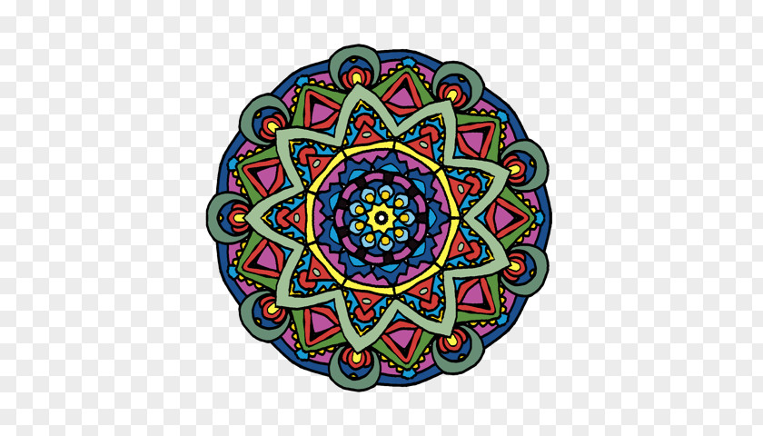 Chakra Healing Reiki Meditation Energy Circle Kaleidoscope Mandala Pattern PNG