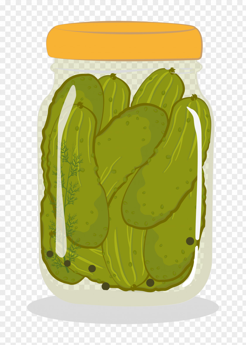 Jar Pickled Cucumber Pickling Spice PNG