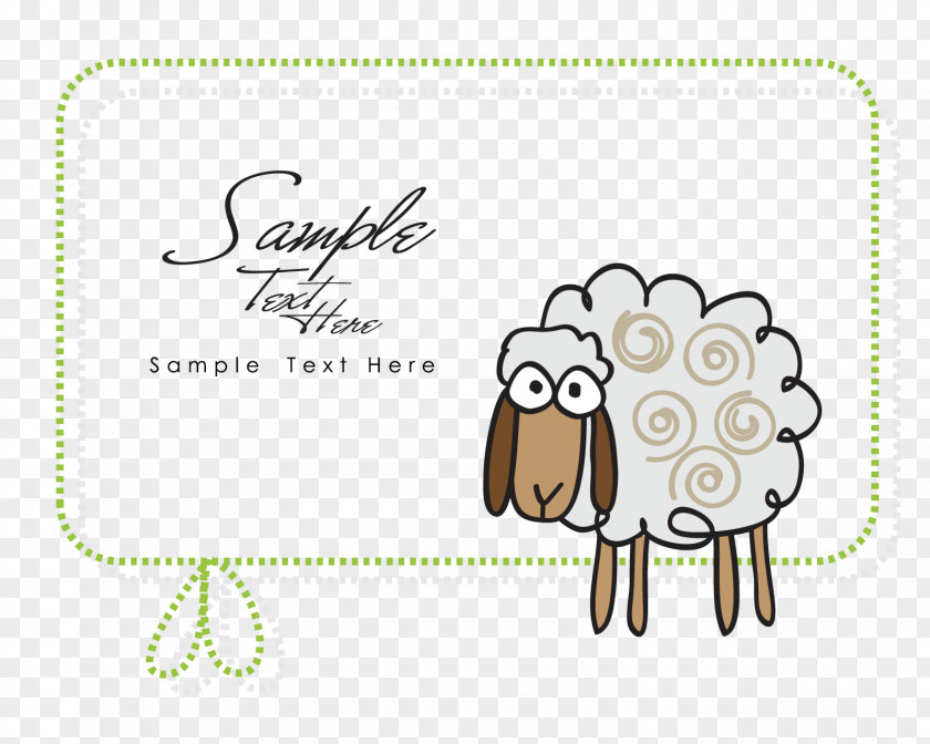 Lamb Border Sheep Drawing PNG