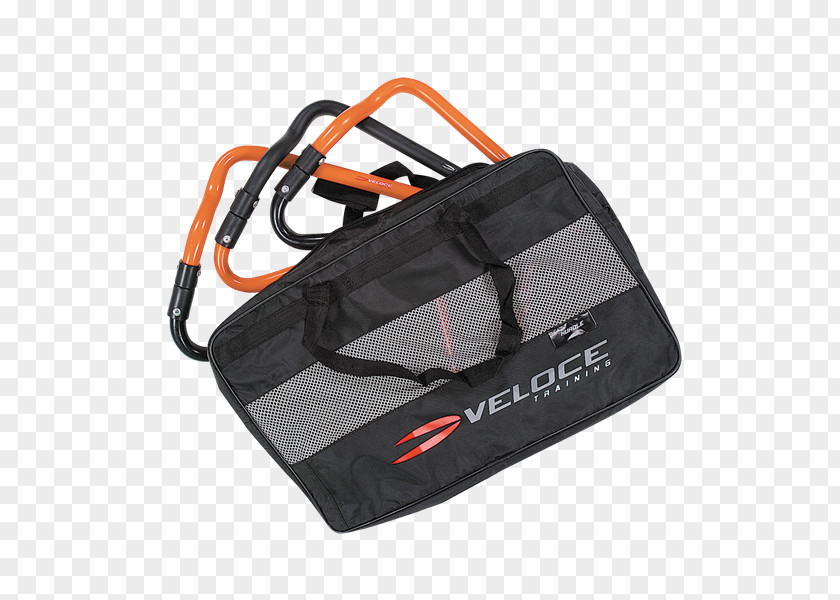 Soccer Bags National Sports Veloce Hurdle Set In Bag 3 Black/3 Orange Product Personal Protective Equipment PNG