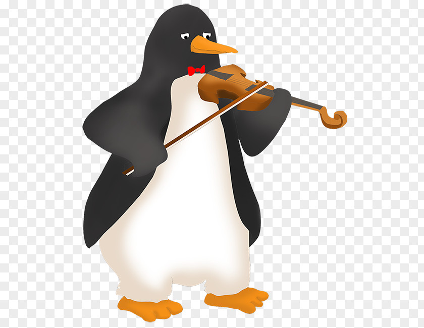 Viola Player Cliparts Penguin New Years Day Wish Clip Art PNG