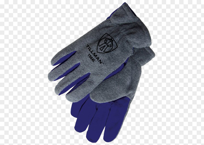 Winter Gloves Cycling Glove Polar Fleece Cobalt Blue Cowhide PNG