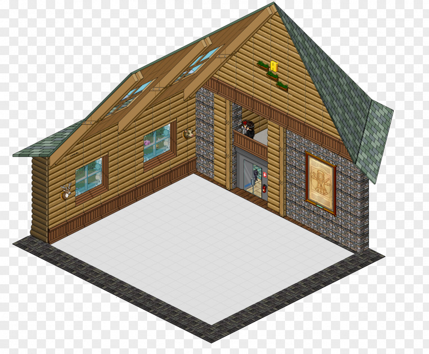 House Habbo Room Desktop Wallpaper PNG