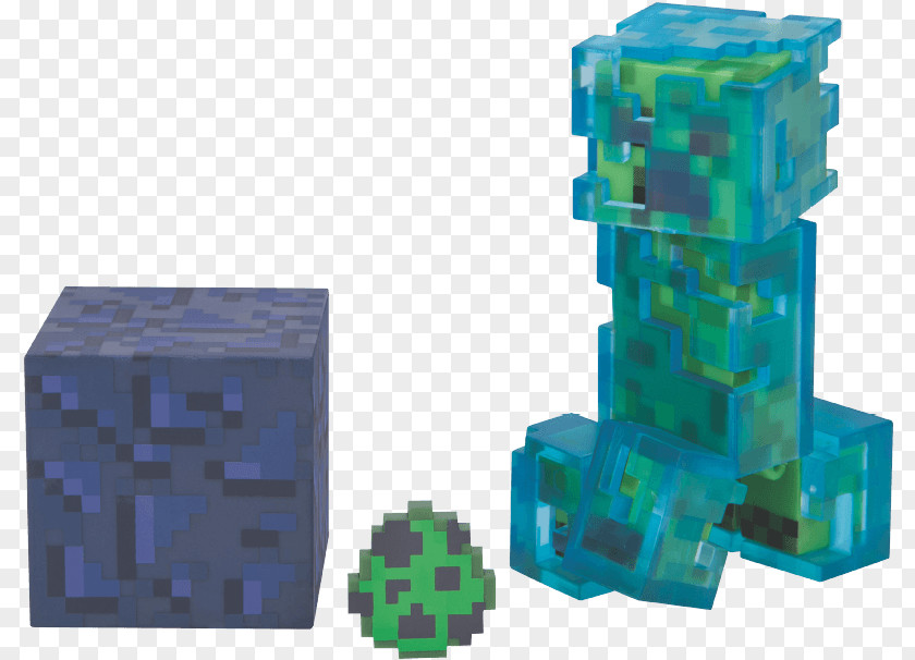 Minecraft Creeper Video Game Action & Toy Figures PNG
