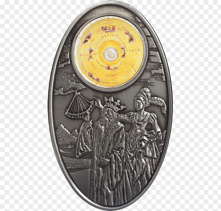 Silver Almagest Coin Gold Astronomy PNG