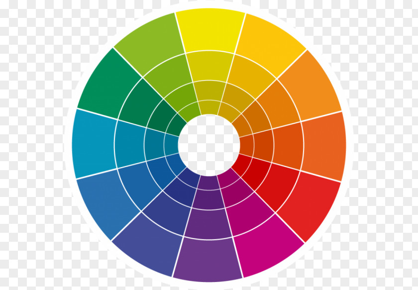 Painting Color Wheel Subtractive Complementary Colors PNG