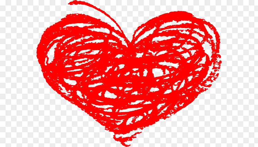 Scribble Heart Doodle Clip Art PNG