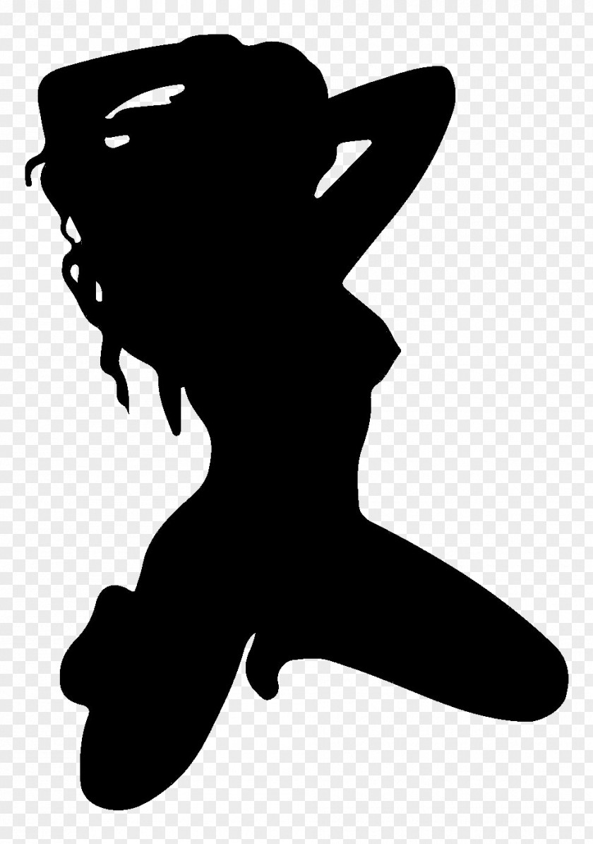 Silhouette Woman Decal Drawing PNG