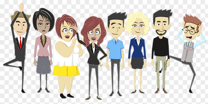 Uniform Character Created By Watercolor Cartoon PNG