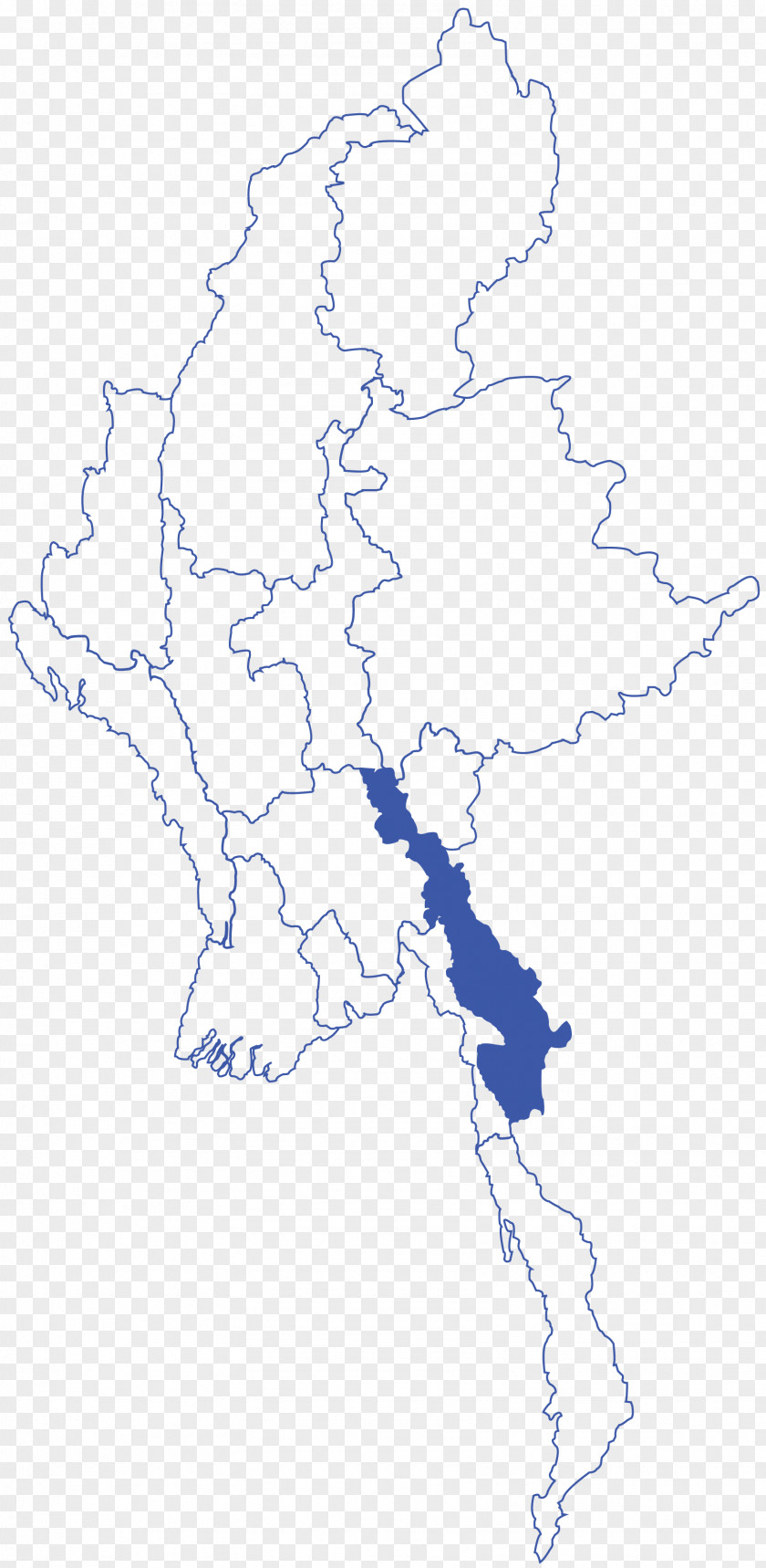 All Myanmar Administrative Divisions Of Hpa-An Loikaw Kayah State Jurisdiction PNG