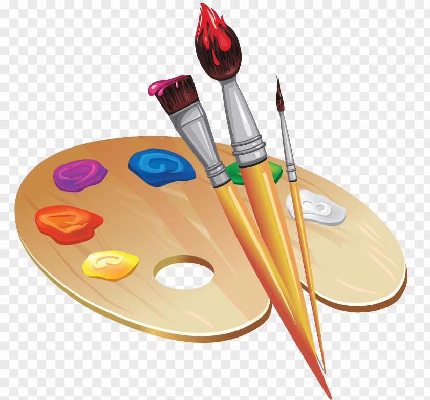 Artwork Palette Painting Art PNG