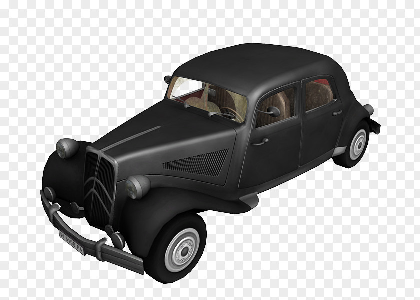 Car Antique Citroën Traction Avant Model PNG