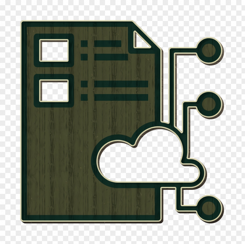 Digital Service Icon Archive Cloud PNG