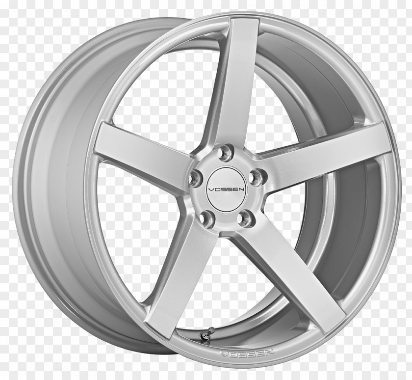 Staggered Car Alloy Wheel Rim PNG