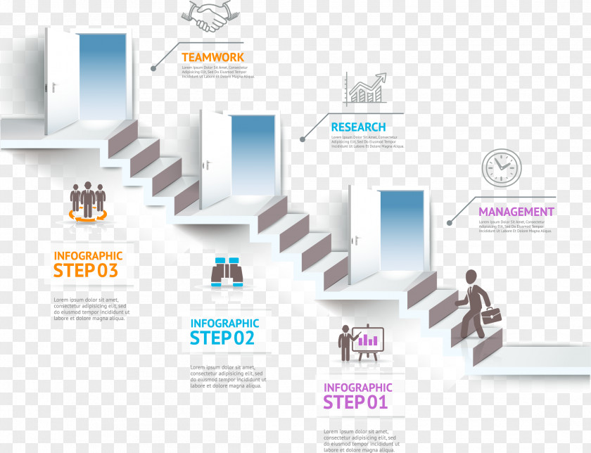 Climb The Stairs Business Information Chart Marketing U53f0u9636 PNG