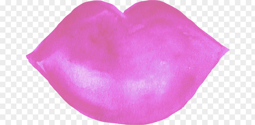 Pink Lipstick Petal Lip Heart PNG