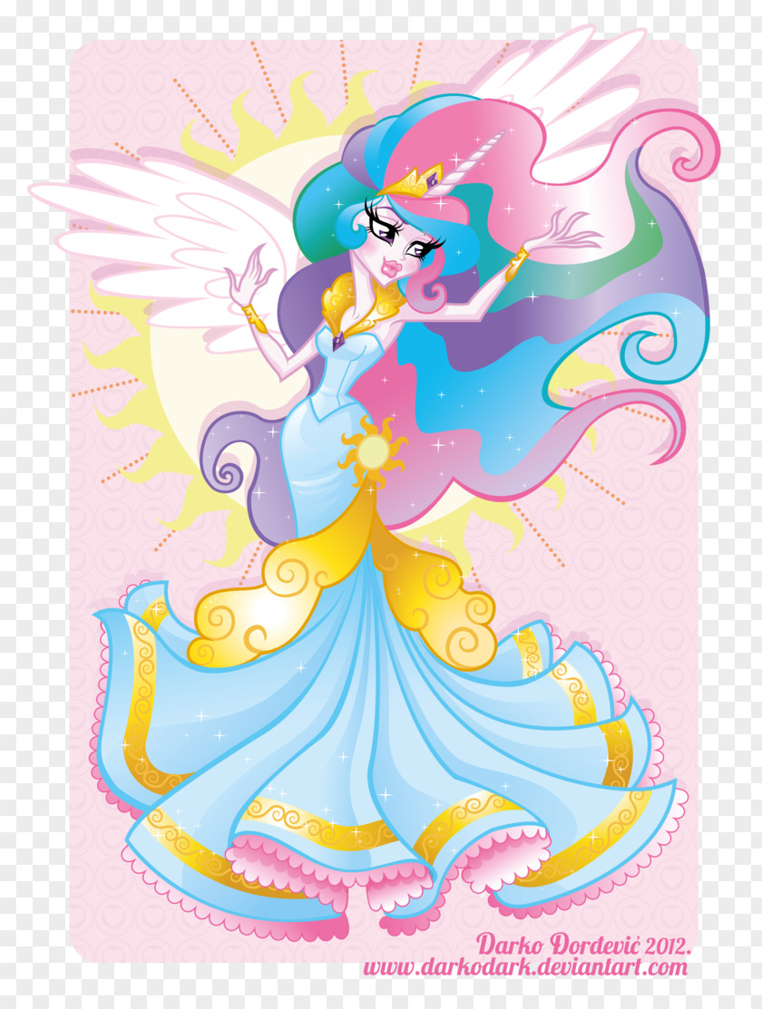 Round Effect Princess Celestia Luna Pony Cadance Human PNG