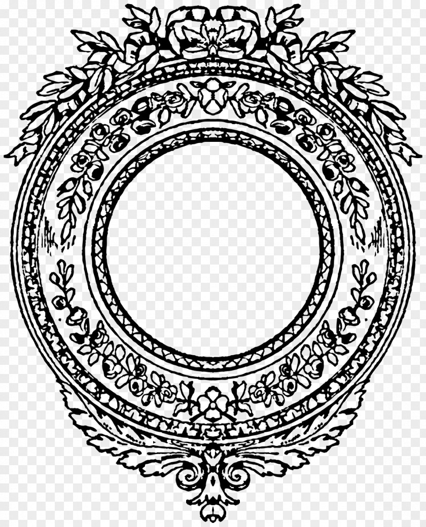 Garland Frame Vintage Clothing Picture Frames Clip Art PNG