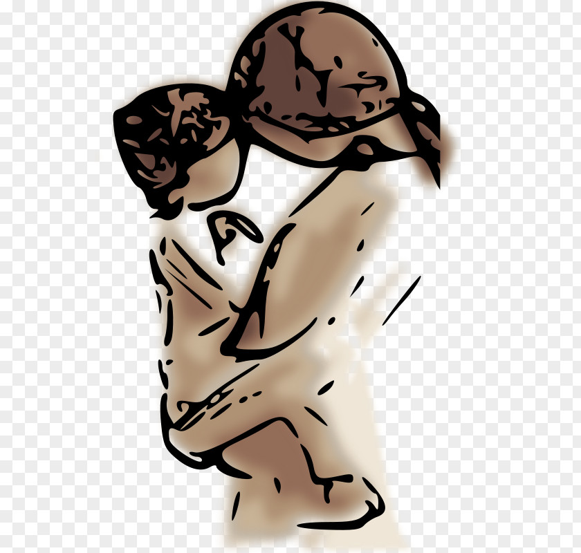 Great Depression Cliparts Mother Infant Child Woman Clip Art PNG