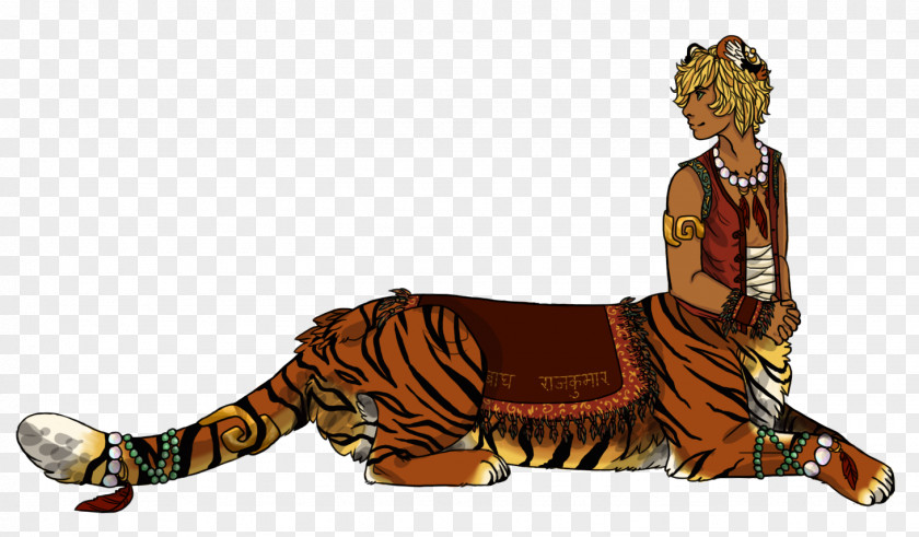 Tiger Golden Bengal Centaur Big Cat PNG