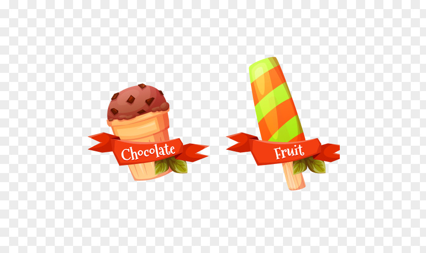 Vector Chocolate Ice Cream And Fruit Cake Waffle PNG