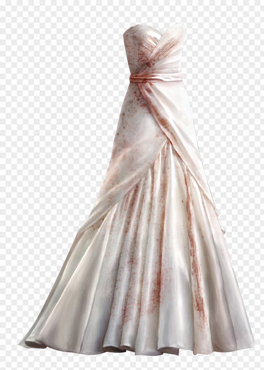 Wedding Dress Gown Clip Art PNG