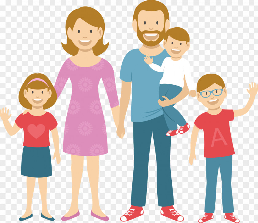 Family Cartoon Child PNG