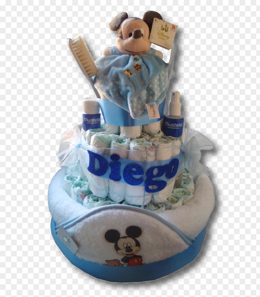 Gift Diaper Cake Tart Infant Baby Shower PNG