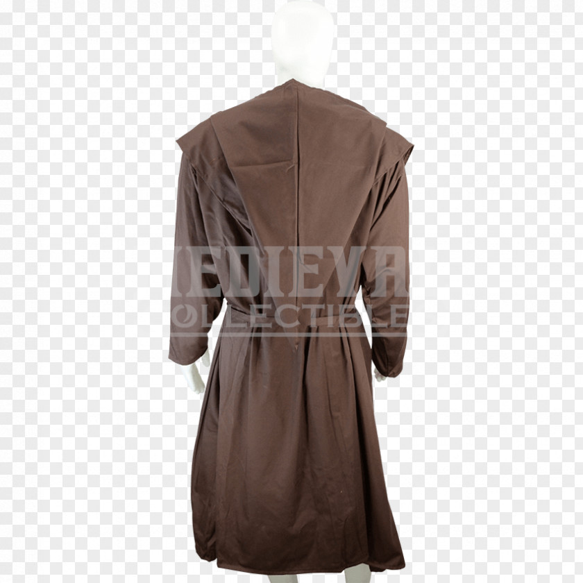 Monk Overcoat Trench Coat Dress PNG