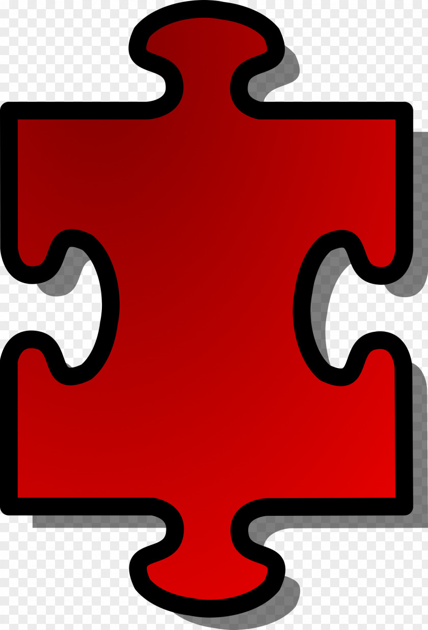 RED SHAPES Jigsaw Puzzles Clip Art PNG