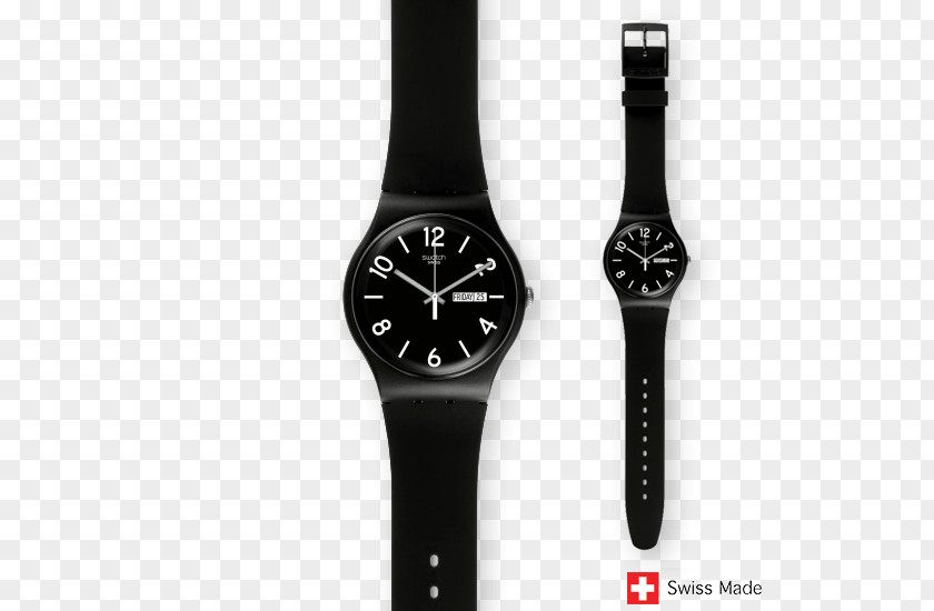 Watch Swatch Quartz Clock Swiss Made PNG