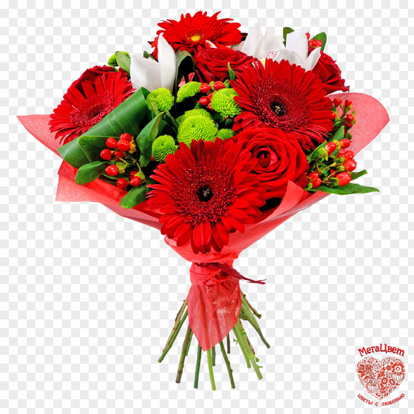 Bouquet Of Flowers Milan Cut Rose Transvaal Daisy PNG
