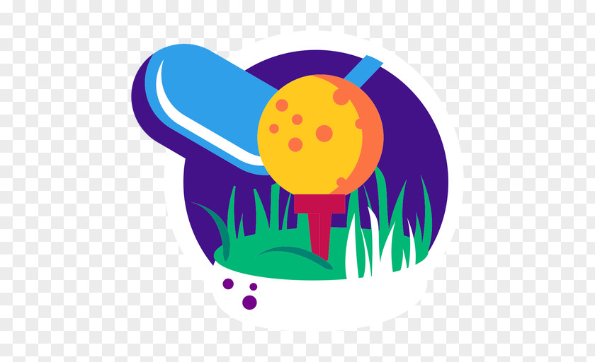 Child Art Logo Golf Background PNG