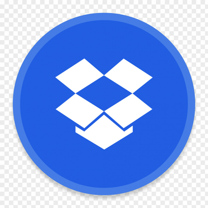 DropBox Blue Computer Icon Area Symbol PNG