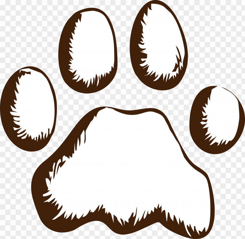 Hand Painted Cat Paw Prints Dog Cartoon Claw PNG