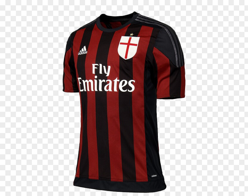 Shirt A.C. Milan Jersey 2015–16 Serie A Kit PNG